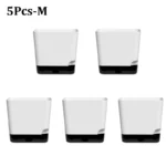 5Pcs Plant Pots, Self Watering Flower Pots Indoor Outdoor, Self Watering Planters with Drainage Hole & Clear Saucer Reservoir - Image 8