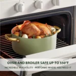 Non-Stick Ceramic Cookware Set with Utensils, Dutch Oven, Saucepan & Frying Pan - Perfect Cooking Gift - Image 6