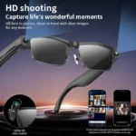 Hiwego New AI 4k Camera Smart Sunglasses Bluetooth Voice Call Music Smart Video Sound Record Translation Anti-Blue Light Glasses - Image 2