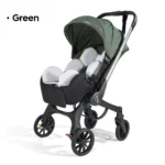 Multi-functional baby stroller, Foldable newborn stroller, Outdoor handcart, Adjustable backrest, Bidirectional push high view