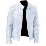 2023 Fashion Mens Leather Jacket Slim Fit Stand Collar PU Jacket Male Anti-wind Motorcycle Lapel Diagonal Zipper Jackets Men - Image 10
