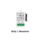433MHz Wireless Smart On Off Switch 220V Mini Relay,86 Self-Powered Push Button Wall Switch No Need Battery for Home Improvement