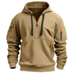 New Men’s Zip-Up Color Block Hoodie with Casual Stylish