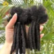 0.6cm 4-8Inch Regular Loc Extension Human Hair 50 Strands Full Handmade 100% Human Hair Dreadlock Extensions for Men Women