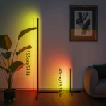1PC Corner Floor Lamp, Smart RGB LED corner lights with Remote and App control, for Living RoomBedroom Playroom ,Easy to Install - Image 2