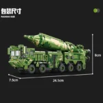 Missile Vehicle Building Blocks WWII Military Truck Brick Tank Building Blocks Missile Launcher Model Boys Toys Kids Toys - Image 3