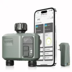 Eshico Wireless Water Timer HCT-636 RF433 Connection 2-Zone Irrigation Sprinkler Tuya/Equipment Set Digital Garden Watering Tool