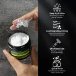 Luxury Shaving Cream for Men- Sandalwood Scent - Soft, Smooth & Silky Shaving Soap - Rich Lather for the Smoothest Shave - Image 3