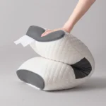 2pcs Massage Neck Pillows Adjustable Ergonomic Orthopedic Contour Support, High-Quality Pillow Core, All-Season Sleeping Comfort - Image 4