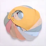1/2pcs Food Grade Silicone Baby Eating Bibs Easy to Clean Baby Bibs Drool Towels Waterproof Children Silicone Drool Bibs