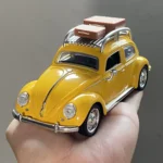 1:32 Volkswagen Beetle Travel Version Compact Sedan Alloy Diecast Model Car Indoor Computer Host Interior DIY Ornaments Present - Image 4