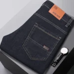 Men’s Fit Straight Lightweight Cotton Stretch Denim Pants