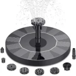 13cm, 16cm, 18cm Solar Fountain Pumps - Ideal for Outdoor Garden Pools, Bird Baths, Small Ponds. 8-Nozzle Floating Model - Image 7