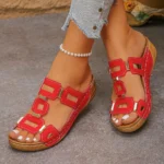 Large Size Roman Style Women's Sandals Open Toe Beach Slippers Summer Wedges Comfortable Outdoor Slip-On Shoes for Women - Image 9