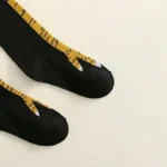 3 Pairs of Black Fun Chicken Claw Socks, Suitable for Casual or Formal Attire, with Interesting Sock Pattern Design