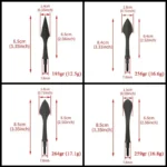 6/12pcs Traditional Hunting Arrowhead High Carbon Steel Broadhead Archery Shooting Arrow Heads Points for OD 7.8mm Arrow Shaft - Image 6