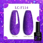 LILYCUTE 129 Colors 7ML Nail Gel Polish Nail Supplies Vernis Semi Permanent Nail Art Manicure Soak Off LED UV Gel Nail Varnishes - Image 135