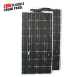 1000W-6000W Flexible Monocrystalline Silicon Solar Panel 18V Flexible Waterproof Solar Panel Outdoor Housing Vehicle Solar Panel - Image 14