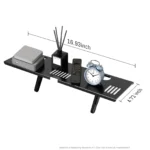 Foldable Computer Monitor Rack TV Set-Top Box Holder Shelf Monitor Screen Bracket Router Remote Stand Storage TV Top Rack Shelf