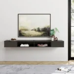 70 70-Inch Floating TV Stand, Entertainment Center Wall Mount or 75-Inch TV, Media Shelf, Under-TV Storage for Living Room - Image 4