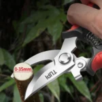 Straight/Curved Head Pruning Shears Non-slip HandleStainless Steel Outils Manuels Household Bonsai Garden Scissors Pruing Shear