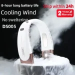 8000mAh USB Hanging Neck Fan Portable Bladeless Mini Rechargeable Mute LED Digital Display Electric Air Cooler Handheld - Image 16