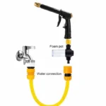 10M High Pressure Water Gun Household Car Wash Water Black Car Wash Adjustable Nozzle Water Watering Pipe Car Wash Gun for Plant - Image 6