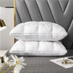 Comfortable Pillows for Sleeping 5-star Hotel Pillow Three-dimensional Soft Bilateral Washed Solid Color Pillow Sleeping Pillows - Image 2