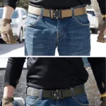 Best Men’s Tactical Belt Versatile Outdoor Hunting Canvas Belt Golf Combat Survival High Quality Canvas Nylon Sport Belt for Man