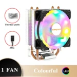 CPU Air Cooler X79 X99 3Pin PWM 4Pin Quiet Processor Cooling Fan For Intel LGA 1151 1155 1200 1700 2011 AMD AM3 AM4 PC Radiator - Image 11