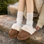 Evshine 2024 New Women Fuzzy Warm Slippers Faux Fur Cotton Slippers Fluffy Non-Slip Slides Winter Fashion Women Cozy House Shoes - Image 5