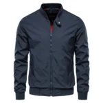 AIOPESON Solid Color Baseball Jacket Men Casual Stand Collar Bomber Mens Jackets Autumn High Quality Slim Fit Jackets for Men - Image 7