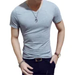 7 Colors Slim Man's T-shirt Short Sleeve Streetwear - Image 16