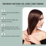 Batana Oil Conditioner for Hair Growth Prevent Hair Loss Enhance Thickness Split Ends Repair Deep Nourish Cold Pressed Hair Mask - Image 4