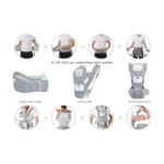 Ergonomic Baby Carrier Backpack Infant Baby Hipseat Carrier Front Facing Ergonomic Kangaroo Baby Wrap Sling Travel Backpack - Image 4