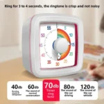 Hot-selling Visual Timer 60 Minutes Countdown Suitable for Children and Adults Silent Classroom Timer for Home and School Clock - Image 4