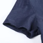 T Shirt Men Casual Solid Color Slim Fit V-neck - Image 4