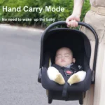 C018 Infant Car Seat Baby Car Seat with Carry Handle Adjustable Canopy 13kg Load Bearing for Newborn Babies Infants - Image 6