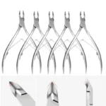 Professional Cuticle Cutter Nail Nippers Scissors Manicure Pusher Pedicure Tong Dead Skin Remover Nail Cuticle Regrowth Tool