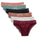 5 PCS/SET New Arrival Low Rise Ladies Sexy Lace Panty Underpants Panties For Women Lingerie Cotton Briefs - Image 12