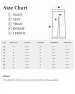 Men’s Classic Straight White Cotton Jean