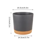 Plastic Flowerpot Flower Plant Pot Balcony Courtyard Potted Plants Bonsai Flowerpot with Drainage Home Garden Tray macetas - Image 9