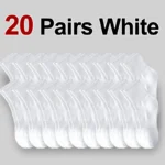 10/20/30 Pairs Neutral Solid Color Mid Calf Round Neck Socks Spring Autumn Sweat Absorbing Breathable All Season Sports Socks - Image 10