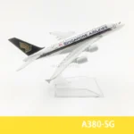 6Inch 15CM A380 A350 A330 A320 Concorde Diecast Airplane Model For Gift Collection