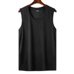 Men's Ice Silk Mesh Tank Tops Man Gym Stringer Transparent Bodybuilding Sleeveless Shirt Fitness Vest Male Muscle Singlets L-5XL - Image 9