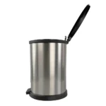 Round 1.5 Gallon Plastic Step Trash Can Touchless Wastebasket Bathroom Office Indoor Use - Image 5