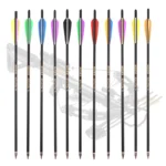 12 PCS Mixed Carbon Arrow Arrows 13 16 18 20 22 inches Spine400 For Hunting Shooting Archery Equipment for Adults Bow Arrows - Image 2
