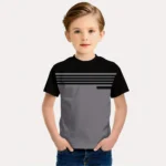 Kids Boys Clothes Simple Paris Letter Print Short Sleeve T Shirt Children Boys 2 to 9 Years Casual Comfortable Tees Children Top - Image 7