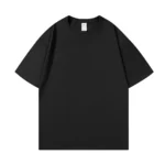 Summer Men's Short Sleeve Cotton T-shirt Solid Color T-shirt