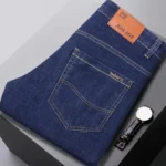 Men’s Fit Straight Lightweight Cotton Stretch Denim Pants